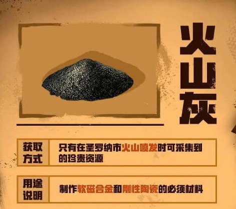 明日之后火山灰怎么获取图1