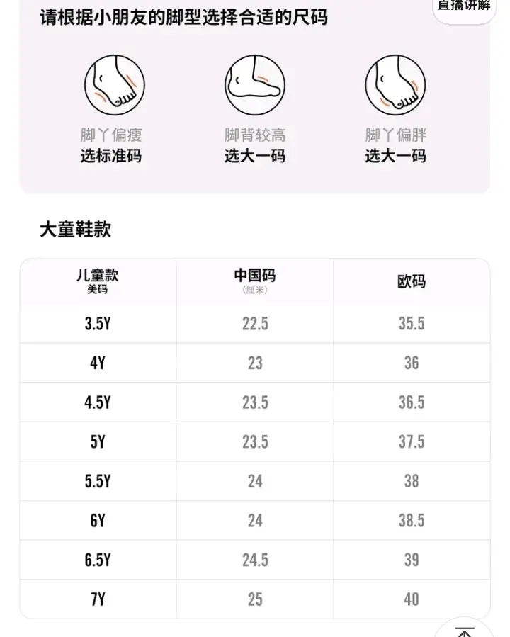 耐克儿童鞋最大参考脚长是图片3