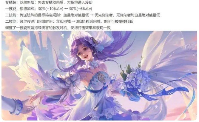 王者荣耀体验服7月21日6位英雄调整一览图5