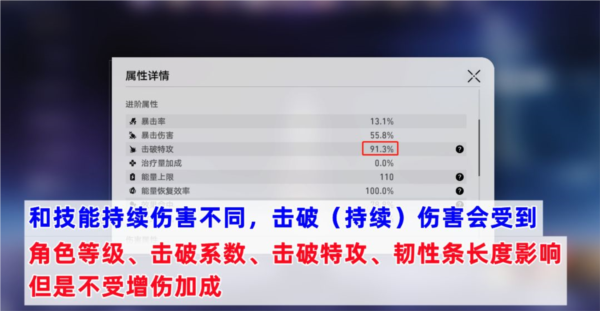 崩坏星穹铁道技能持续伤害和击破持续伤害有什么区别图5