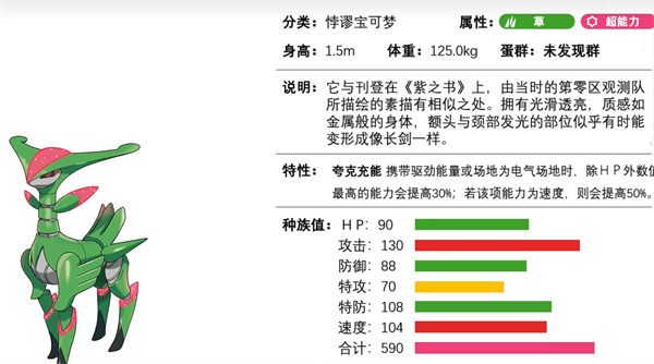 宝可梦朱紫铁斑叶介绍图1