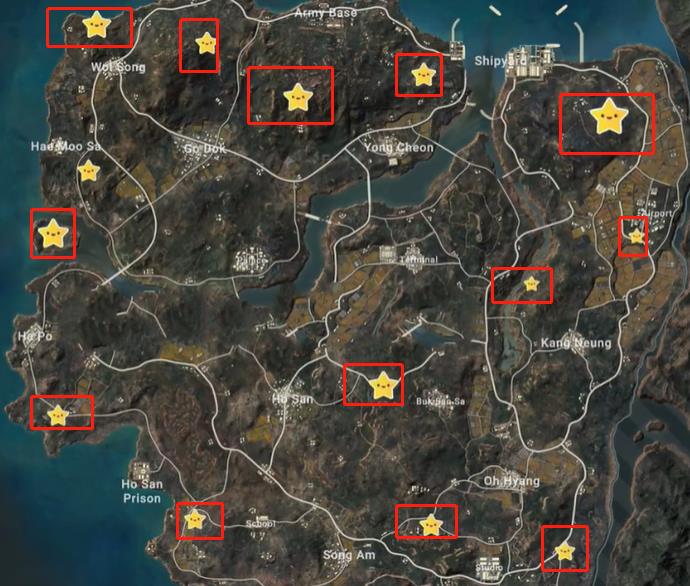 pubg泰戈神秘钥匙密室分布介绍图1