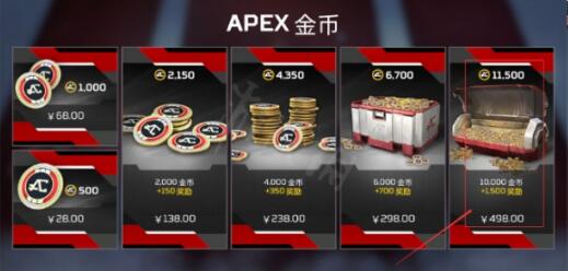 apex1000金币价格介绍图1