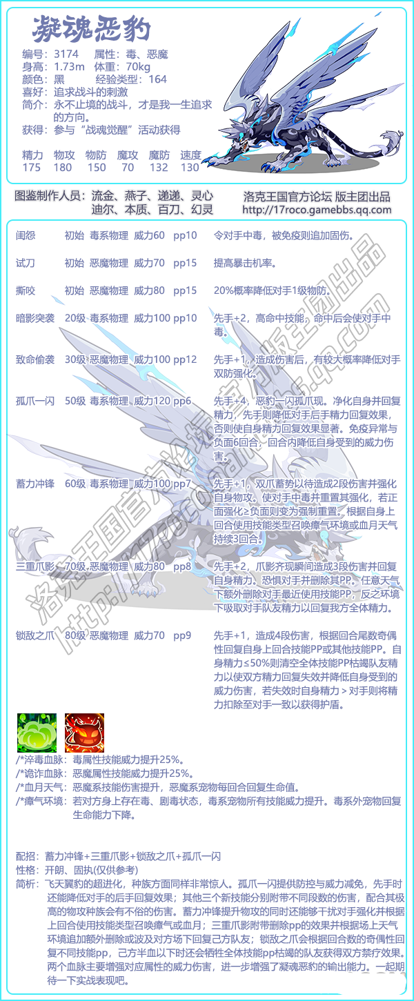 洛克王国凝魂恶豹技能怎么配招 凝魂恶豹技能搭配推荐图1